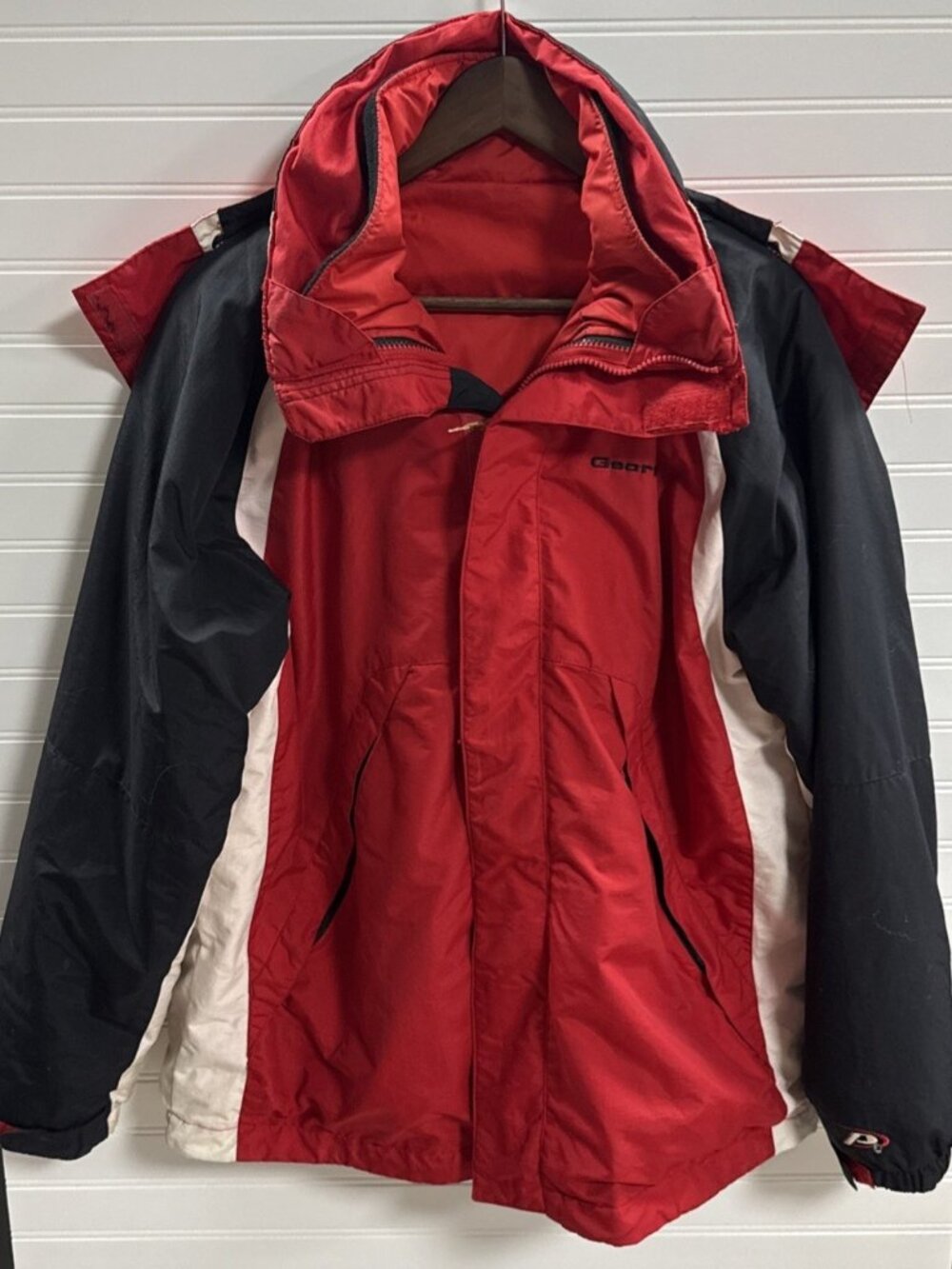 Vintage UGA Georgia Bulldogs Reversible Jacket Pro Player Black Red Jacket sz M
